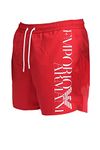 Emporio Armani Swimwear Men's Boxer Swim Trunks, Emporio Armani Ruby, 52