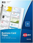 Avery Clear Business Card Organizer