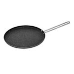 Starfrit The Rock Breakfast 25cm (10'') Non-Stick Fry Pan - Aluminum -Oven Safe - PFOA Free - Easy to Clean - Black