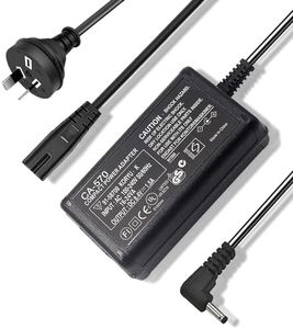 KWTOUL CA-570 AC Power Adapter Kit Compatible with Canon FS21 FS22 FS200 FS300 HF10 HF11 HF20 HF100 HF200 HF M31 HF S10 HG20 HG21 HG30 HR10 HV10 HV20 HV30 HV40 XA10 Cameras