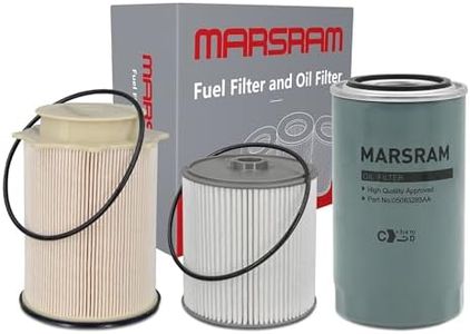 Marsram 6.7 Cummins Fuel Filter and Oil Filter Kit Fits for 2019-2023 Ram 2500 3500 4500 5500, 6.7 Cummins Oil Filter for 2019 2020 2021 2022 2023 Dodge Ram Replaces 68157291AA 68436631AA 5083285AA