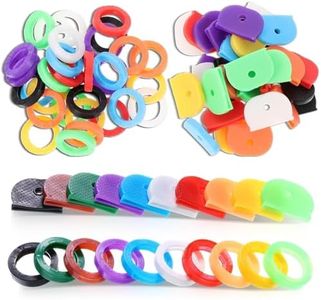 Key Caps Covers, 100 Pcs Colorful Key Cover, Silicone Key Cover for House Key, Office Keys, Keys Organization,Colorful