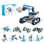 Makeblock mBot Ultimate 10-in-1 Robot Toys Kit, Programmable Robot Kit Compatible with Arduino C & Raspberry Pi, Remote Control Creative Robot Building Kit, STEM Educational Robot for Kid Teen Adult