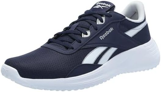 Reebok Men's Lite 4 Sneaker, Vector Navy/White/Grey 3, 6.5