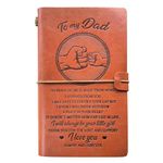 OMNIQI Dad Gifts from Daughter, Fathers Gifts for Dad from Daughter, Dad Christmas Gifts Birthday Gifts for Daddy, Dad Leather Journal