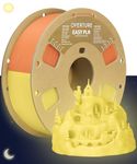 OVERTURE Glow PLA Filament 1.75mm 3D Printer Filament, 1kg Spool (2.2lbs), Dimensional Accuracy +/- 0.03 mm, Fit Most FDM Printer (Glow Orange)