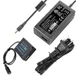 FIT-POWER DMW-DCC11 DMW-AC8 AC Power Supply Adapter Charger DC Coupler kit (DMW-BLE9 DMW-BLG10 Battery for Panasonic Lumix DMC-LX100 DMC-GX7 DMC-GF6 DMC-GF5 DMC-GF3 ZS60 ZS110 GX80 GX85