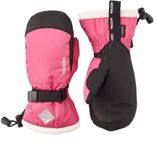 Hestra Youth Gauntlet Waterproof CZone Junior/Kids Mitten,Fuchsia/Ivory,6