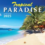 Tropical Paradise 2025 Beaches Hangable Wall Calendar Full Page Months & Travel Vacation Beach Photography Organizing Planning Gift Him Her (2025 Paradise)