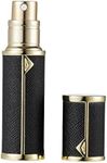 VVGAOGES Perfume Atomiser,Portable Refillable Empty Perfume Spray,Mini Perfume Bottles Empty for Travel 5 ml (JB-Black)