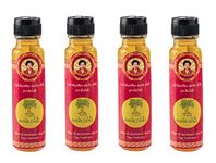 4x Angki Somthawin Hotel Spa Natural Thai Aroma Herb Yellow Oil 24cc Wholesale Price Made of Thailand