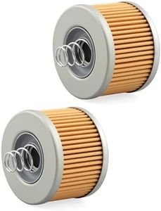 2PCS Engine Oil Filter Replace 1570120 Fit for Royal Enfield Meteor 350/ Classic 350/ Bullet 350/ Goan Classic 350 2021-2026