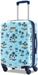 American Tourister Disney Hardside Luggage with Spinner Wheels, Blue, Carry-On 20-Inch, Disney Hardside Luggage with Spinner Wheels