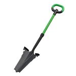 JML Rayzer Shovel Spade - Garden Tools for Root Cutting and Sawing in One with Serrated Saw Teeth and Durable Carbon Steel Head for Hard Ground - Saw Through Thick Branches and Clear Scrub