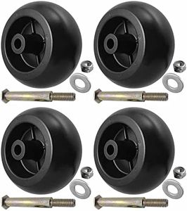 Parts 4 outdoor Aftermarket Deck Wheels with Hardware Kit 4pk for Husqvarna 532133957 596434404 Snapper 1700184SM 7029265