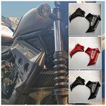 Motorcycle Radiator Cooler Side Plate Panel Front Fairing Cover Protector Body Frame Kit for H-onda Rebel CMX 500 300 250 CMX300 CMX500 CMX250 Parts 2017 2018 2019 2020 2021 2022 2023 (Carbon Look)