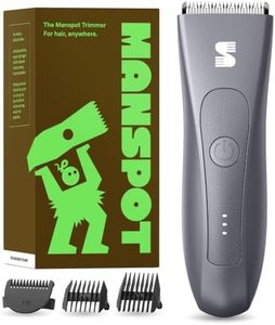 MANSPOT Manscape Groin & Body Hair Trimmer for Men, Shaver with LED Light