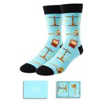 Men's Novelty Special Interest Funny School Law Crew Socks for Lawyer