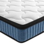 Twin Mattress, BedStory 8 Inch Hybrid Gel Memory Foam Mattress, Pressure Relief Medium Firm Twin Size Mattress with High-Density Foam, Supportive Pocket Spring Mattress in a Box, CertiPUR-US Certified