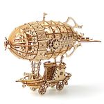 Cuteefun 3D Wooden Airship Puzzle, Wooden Models Kit for Adults to Build, Make Your Own Woodcraft Kit, Gift Idea for Birthdays Christmas Father's Day