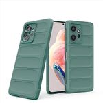 Pikkme Redmi Note 12 4G Back Cover Soft Matte Liquid Silicone TPU | Camera Protection | Shockproof Slim Back Case for Redmi Note 12 4G (Green)