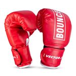 Vector X Bouncer PU Boxing Glove (12 OZ, RED)