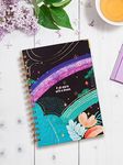 Doodle Daily Planner I A5 I Hard Cover I Plan your day | To do List (Daily Planner, Dreamy Start - Black)