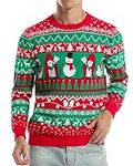 Runhit Ugly Christmas Sweater Men C