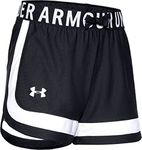 Under Armour Girls' Loose Fit Sports Shorts (1351716_Black_YSM)