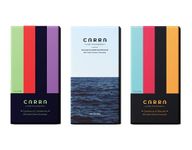CARRA 55% Dark Chocolate; Pack of 3 Nutty Vegan Chocolate Bars - Sea Salt and California Almonds, Cashews and Cranberries, Cashews and Biscotti; Perfect Chocolate Gift Combo; 50g Each.
