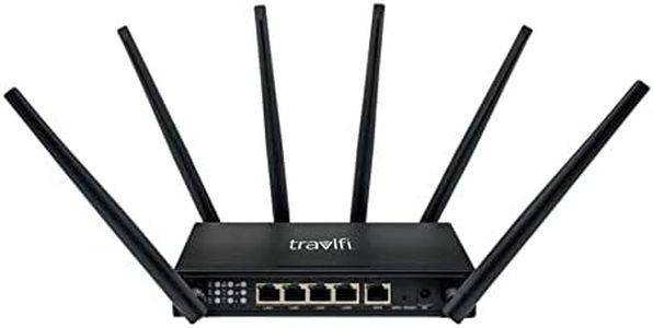 TravlFi™ JourneyXTR Wi-Fi Router, RV Internet, Multiple Networks, Pay As You Go, No Contracts