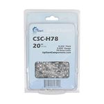 3 Pack 20-Inch H78 20BPX Chainsaw Chain Replacement for Remington RM4620 Chainsaw (20" Length.325 Pitch 0.050" Gauge 78 Drive Links) - Upstart Components