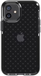 tech21 Evo Check for Apple iPhone 12 and 12 Pro 5G - Germ Fighting Antimicrobial Phone Case with 12 ft. Drop Protection, Black - 6.1 inches