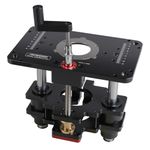MUWOOD Router Lift, Precision Router Table Lift System, Durable Router Table Insert Plate, Router Lifts for Woodworking 65mm