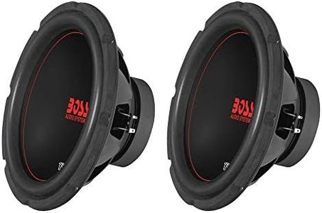 Boss Chaos Exxtreme 12" 1200W Dual Voice Coil 4 Ohm Car Audio Subwoofer (2 Pack)