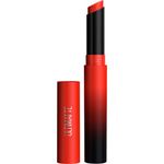 Maybelline New York Color Sensational Ultimatte Lipstick-Lightweight Comfortable Lip Color with Intense Color Pigment/Soft Powder, 299 MORE SCARLET, 0.04 Oz