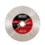 DT-DIATOOL Diamond Saw Blade Tile Cutting Disc 115mm for Porcelain Ceramic Marble Artificial Stoneware Edge Grinding