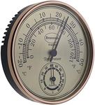 Brannan Thermometer Hygrometer Gilt