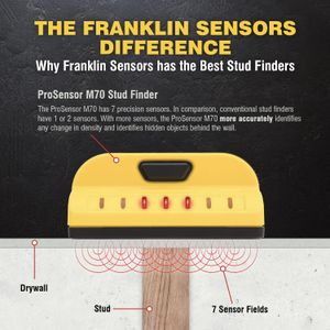 Franklin ProSensor M70 Stud Finder – Precision Wall Scanner