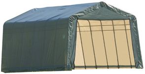 ShelterLogic ShelterCoat Peak Style Garage, Green, 12 x 24 x 8 ft.