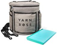 Yarn Boss Yarn Bag - Travel With Yarn & Knitting Supplies - Yarn Storage To Organize Multiple Projects and Keep Your Yarn Safe and Clean - Knitting and Crochet Supplies Yarn Holder