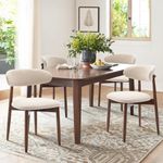 COLAMY Wooden Dining Chairs Set of 