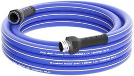 Garden Hose 10FT x 5/8", Heavy Duty Water Hose, Flexible and Lightweight Kink-Free Garden Hose with Swivel Grip Handle, Hybrid Hose for Outdoor, Yard, Car Wash, Garden