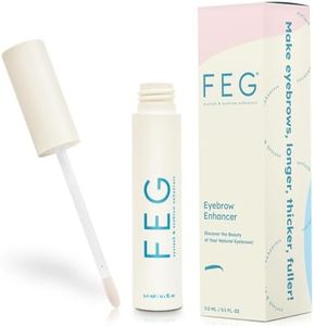 FEG Eyebrow Enhancer Eyebrow Growth Serum for Thicker Brows | Natural Brow Enhancing Serum for Growing and Thickening Eyebrows | Stimulates Natural Eyebrow Growth | 3ml | Single Pack