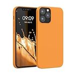 kwmobile Case Compatible with Apple iPhone 12 / iPhone 12 Pro Case - TPU Silicone Phone Cover with Soft Finish - Fruity Orange