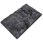 PATKAW Stone Aquarium Background 1pc 45x30x3.5cm 3d Reptile Tank Background Black Rock Fish Tank Background Rock Terrarium Background Bearded Dragon Tank Wall Habitat Decor~Dragon Stone 1