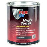 POR-15 High Temperature Paint - Manifold Gray - 1 qt. - High Heat Resistant Paint - Withstands Temperatures of 1200°F | Weather & Moisture Resistant