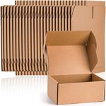 Cedilis 25 Pack 9x6x4 Inches Shipping Boxes, Small Corrugated Cardboard Box, Brown Cardboard Mailing Boxes, Thick Corrugated Mailer Boxes for Shipping Packing Small Business, Recyclable