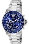 Invicta Men's 6621 II Collection Chronograph Stainless Steel Blue Dial Watch