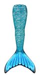 Fin Fun Mermaid Tail Only, Reinforced Tips, NO Monofin, Tidal Teal, Size Adult S